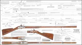 Plan drawing,
full exact size, tips and hints for assembly,
to build a 1706-1715 Dutch Musket Plan drawing,
full exact size, tips and hints for assembly,
to build a 1706-1715 Dutch Musket